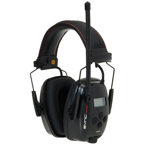 Howard Leight by Honeywell Sync Digital AM/FM Radio Earmuff (1030331),Black