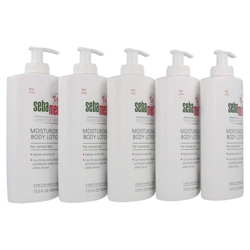 Sebamed Moisturizing Body Lotion, Sensitive Skin 13.50 oz (Pack of 5)