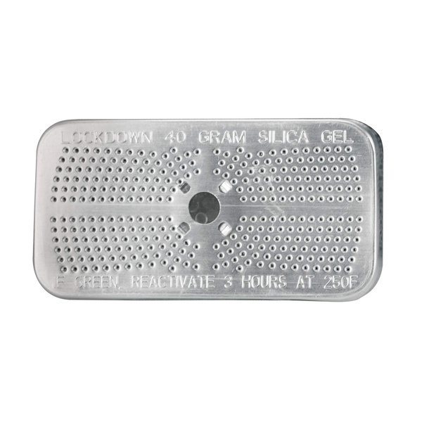 Lockdown Silica Gel with Rechargeable Beads, Compact Design and Various Sizes for Vault Humidity Control and Rust Prevention