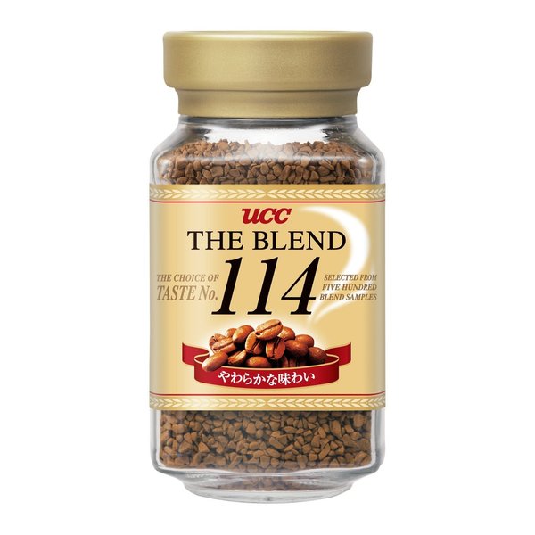 UCC The Blend 114 Instant Coffee, Instant Black Coffee, Smooth Flavor, Imported from Japan, 3.17 Oz (90 g), Pack of 1