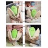 Creative hand 3D Pistachio Plush Pillow, Quirky Doll ModelingCute Cushion, Funny Food Plushie, Home Decorations（Crying face）