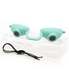 Super Sunnies EVO Flex Tanning Goggles - FDA Compliant Tanning Glasses - UV Tanning Bed Goggles For Tanning Eye Protection - Allows Visibility - With a Clear Case/Box (Teal)
