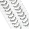 KSYOO Light Volume False Lashes Natural Look, Thin Band False Eyelashes Natural Look, Medium-Length Rounded lashes Seamlessly with Your Natural Lashes -10 Pairs (Natural N20)