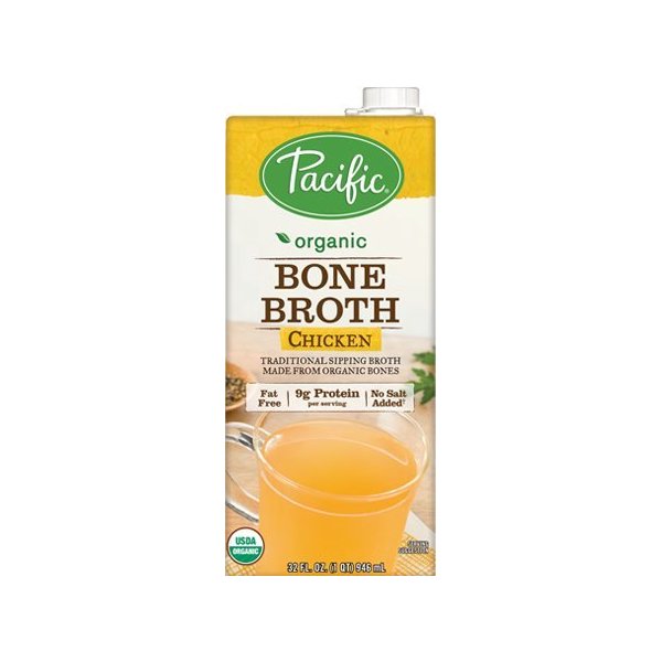 Pacific Foods, Organic Bone Broth - Chicken (Pack of 6)