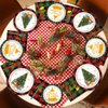 96 Pcs Christmas Paper Plates and Napkins Christmas Xmas Party Supplies Green Red Black Buffalo Plaid Christmas Tree Disposable Tableware Set Merry Christmas Themed Party Favors Holiday Winter Decor