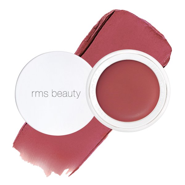 RMS Beauty Lip2Cheek - Organic Multi-Tasking Cream Makeup Provides Natural Skin Tint as Blush, Lip & Cheek Stain, Lipstick - Illusive (0.17 Ounce)