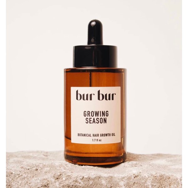 BUR BUR Growing Season Hair Growth And Repair Oil | With Burdock, Nettle Oil and Vitamin C for Visibly Fuller, Stronger and Shinier Hair.