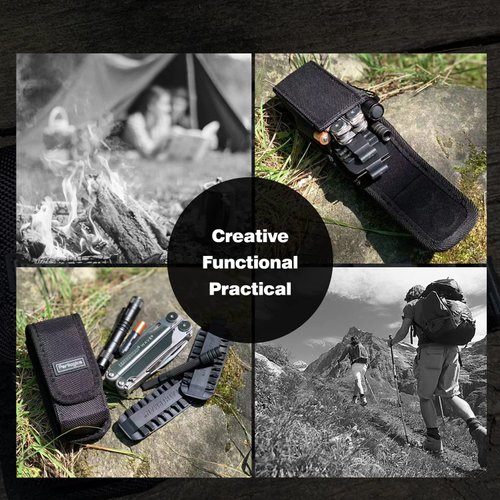 Perilogics Tool Sheath Replacement for Leatherman, Gerber. Magnetic Closure Pouch Fits Wave Plus Wingman Charge Surge Super Tool 300 Signal Free P2 P4. Fits Tool Up to 4.5 inch in Length