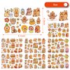 8 Sheets Capybara Temporary Tattoo Stickers, Capybara Birthday Party Supplies Decorations
