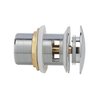 Brass Freestanding Tub Drain, Pop Up Freestanding Tub Drain Plug, Fits Most Freestanding Tub Drain Kits (Chrome)