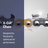 Husqvarna X-Cut S93G 18 Inch Chainsaw Chain, .3/8" Pitch, .050" Gauge, 62 Drive Links, 350i Chainsaw Chain Replacement