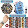 Monster Truck Party Favors 24 Pcs Monster Truck Slap Bracelets 50 Pcs Monster Truck Stickers 80 Pcs Monster Truck Tattoos Monster Truck Birthdays Decorations Supplies for Kids Boys Classroom Rewards