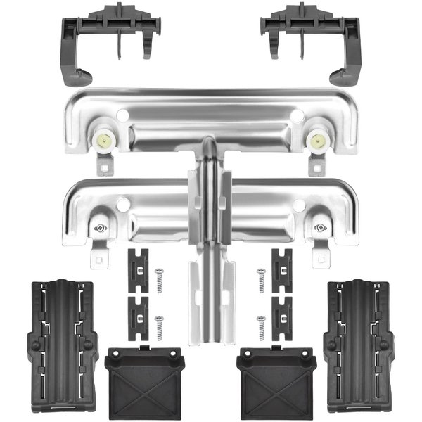 W10712394 Dishwasher Upper Rack Adjuster Metal Kit Compatible with Kenmore Whirlpool by AMI Parts - Replaces W10712394VP, AP5956100, W10350376, PS10064063