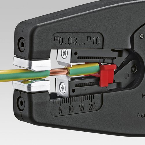 KNIPEX Tools 12 42 195 MultiStrip 10 Insulation Stripper, 8-32 AWG