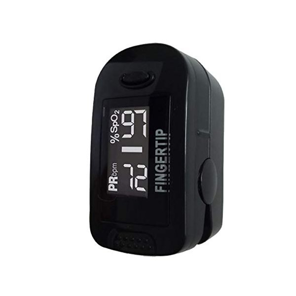 Concord BlackOx Fingertip Pulse Oximeter with Reversible Display, Carrying Case, Lanyard and Protective Cover