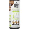 Schwarzkopf Simply Color Hair Color 7.5 Almond Brown, 1 Application - Permanent Hair Dye for Healthy Looking Hair without Ammonia or Silicone, Dermatologist Tested, No PPD & PTD