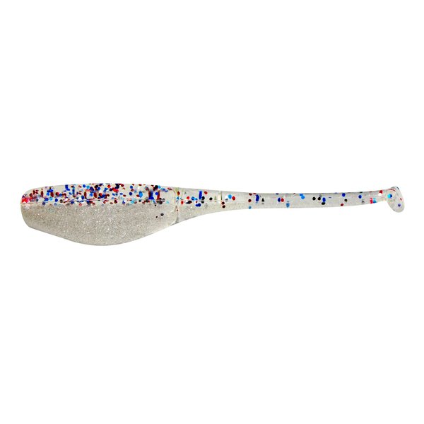 Bobby Garland Crappie Baits Shad Swim'R Soft Plastic Fishing Lure, Accessories for Freshwater Fishing, 2", 15 per Pack, Patriot