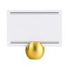 Weddingstar Classic Round Place Brushed Gold Card Holder, 0.4 x 1 x 1 inches
