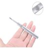 Professional Stainless Steel Cuticle Pusher Trimmer Remover Dead Skin Hangnails Nails Cleaner Scissors Remover Nipper Clipper/Nail Art Manicure Tool for Adult, Silver