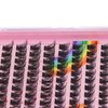 Bodermincer Lashes Clusters 10-12-14-16mm Mixed/14-16-18mm Mixed Lashes Extension Kit lash Clusters Lashes Wispy Eyelash Extension Individual False Eyelash Bunche (12+14mm Mixed)