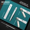 MR.GREEN Portable Manicure Sets Pedicure kits Stainless Steel Nail Clippers Tool Travel Grooming Case Nail Scissors Gift Box (Mr-6103)