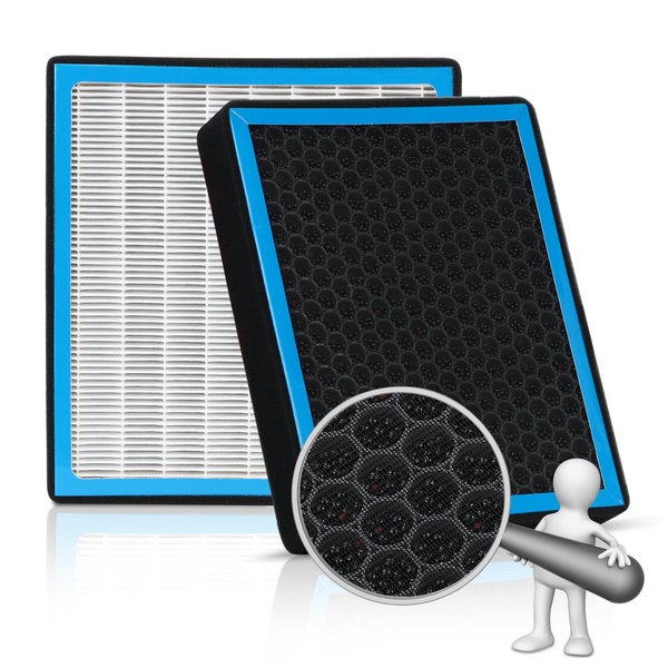 KARCOCA FL3Z19N619A Cabin Air Filter HEPA Air Conditioner with Activated Carbon Replacement Cabin Air Filter Accessories Compatible with Ford F-150 F-250 F-350 F-450 Expedition SUPER DUTY 2015-2024
