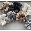 6 Pieces Satin Silk Scrunchies for hair, Big Hair Scrunchies Satin Hair Ties Ponytail Holder No Hurt Your Hair