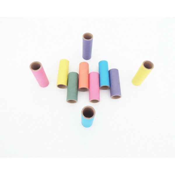 Jungle Beaks 3" Bagel Tubes Bird/Parrots Toy Parts 8 Pieces Amazons, Grays, Goffins & Alike