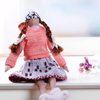 Bencailor 4 Pcs Christmas Doll Clothes Winter Doll Sweater Hoodie Doll Accessories Doll Sweater Set Clothing for Elf Doll Decor (Pink Red Orange Green, 11.5 Inch)