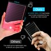 Eyelash Crystal Pallet Eyelash Extension Pallet Bigger Size Glass Pallet Lashes False Lash Tray Strip Adhesive Glue Holder for Eyelash Extensions (Pink,5.9 x 3.94 x 0.31 Inch)