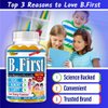 B.First Brain Supplements for Memory and Focus, Brain Booster for Kids, Teens & Children, Omega 3 Fatty Acids Enhance Attention, Clarity, Concentration, Tasty Easy-to-Swallow 60 Chewable Gummies