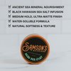 SAMSON'S HAIRCARE Dead Sea Hair Styling Clay, Nourishing and Revitalizing Hair, With Black Hawaiian Sea Salt, High Hold, Ultra-Matte Finish, 4 oz.