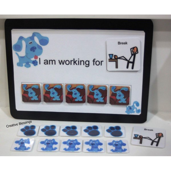 Character Token Reward Boards Behavior Great Reinforcer for Autism, ADHD, and ADD for Boys or Girls