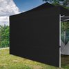 COOSHADE SunWall for 12x12 Pop Up Canopy Tent, 1 Pack Sidewall Only (Black)