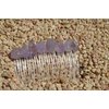 Lilac Amethyst Stone Hair Comb