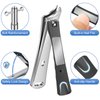 2024 Toenail Clippers for Seniors Thick Nails - Popular Ultra Sharp Wide Jaw Nail Clippers for Men with Catcher, Upgrade Slant Curved Blade Fingernail Cutter for Ingrown Nails