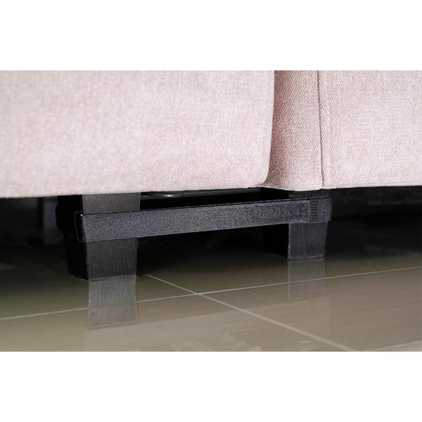 BOWERBIRD Sectional Connectors for Sliding Sofas - Innovative Double Reinforcement - Keep Your Sectionals Perfectly Together with No Tool or Screw - 4 Sets(for 3 Piece Sofa)