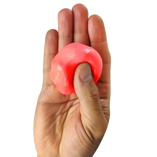 Blue Jay An Elite Healthcare Brand ‘Squeeze 4 Strength’ Hand Therapy Putty - Therapeutic Hand Putty for Fingers - Grip Strength Exercises Putty made of Firm - Medical Putty - Soft, Red, 4 Oz.
