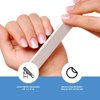 ForPro O-Files Replaceable File System Refills, 180 Grit, Manicure Nail File Refills, 3.9” L x .6“ W, White, 50-Count
