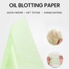 Erinde Oil Blotting Sheets for Face with Mirror and Puff, 300 Sheets Oil Blotting Paper for Oily Skin, Face Oil Absorbing Sheets, Natural Oil Control Film, Absorb Excess Oil, Makeup Friendly
