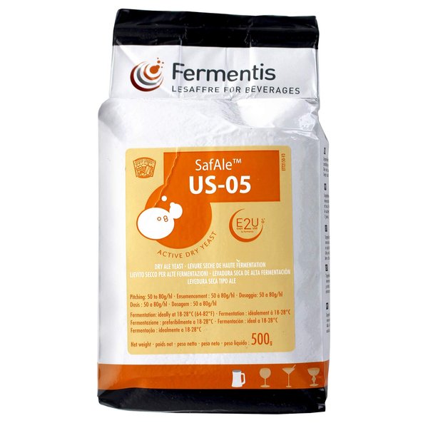 Safale US-05 Beer Yeast - 500 Gram Package (1.1 lb.)