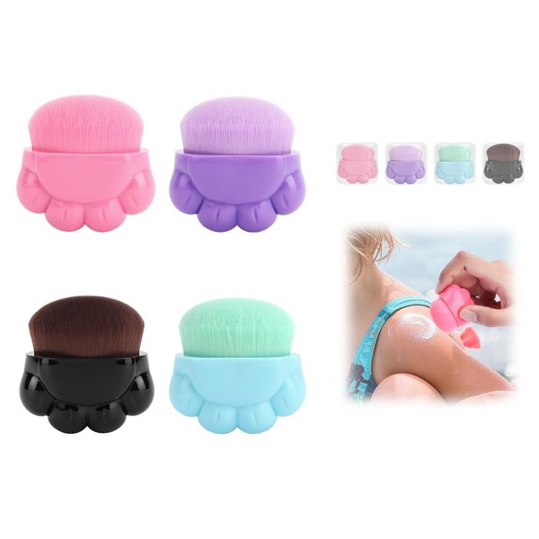 WALLFID 4PCS Sunscreen Applicator for Kids, Sunscreen Brush with Protective Case, Sun Lotion Applicator with Protective Caps, Perfect for Sun Cream Application