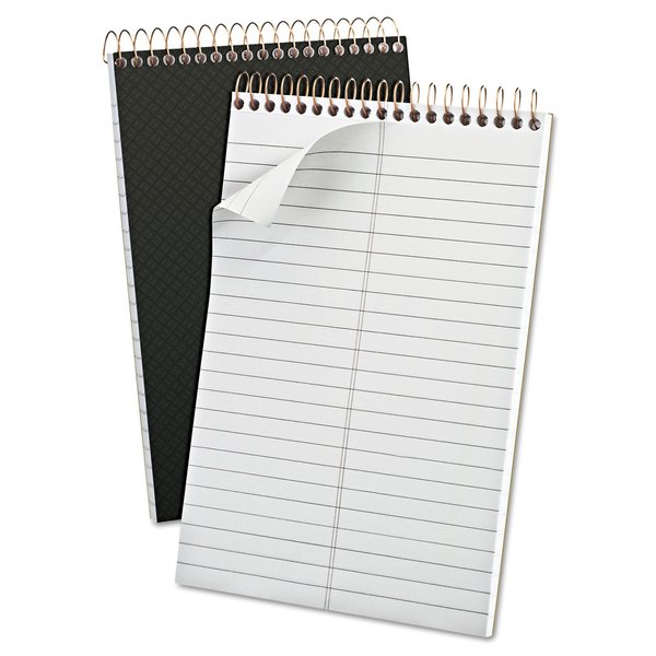 Ampad 20808 Gold Fibre Spiral Steno Book, Gregg, 6 x 9, Grey Cover, 100 Sheets