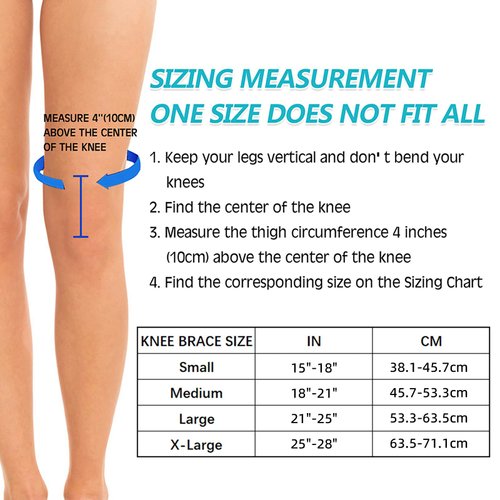 DOUFURT Knee Brace with Side Stabilizers for Meniscus Tear Knee Pain ACL MCL Injury Recovery Adjustable Knee Support Men and Women