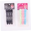 FOMIYES 12Pcs Hair Extensions Clips Hair Styling Clips Hair Coloring Clips Partition Hair Clip Single Prong Curl Clips Section Clips korean hair clips Alligator Clamp South Korea modeling