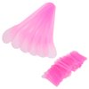 100pcs Cosmetic Apply Spatula - Disposable Facial Mask Spatulas Makeup Face Mud Mask Mixing Spoon Pink Translucency Mask Applicator Stick Tattoo Repair Cream Wipe Scraper