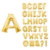 Gold Balloon Air-Filled Symbol "!" - 16", 1 Pc. - Eye-catching, Reusable, Perfect for Any Occasion