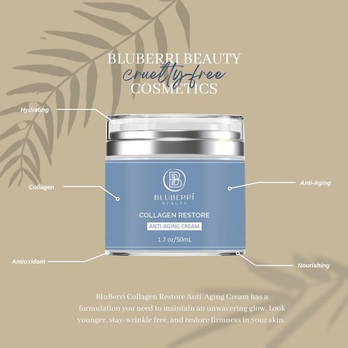 BluBerri Beauty Collagen Restore Anti-Aging Cream Retinol Palmitate