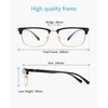 ANRRI Blue Light Blocking Glasses Light Frame Eyeglasses Gaming Computer Glasses