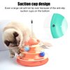 Elecpioneev Interactive Cat Toy for Indoor Adult Cats, Cat Ball Track Tower, Feather Toys for Indoor Cats,Mouse cat Toys (Blue)